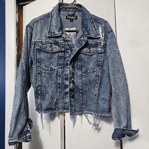 NWT Bling Denim Jacket